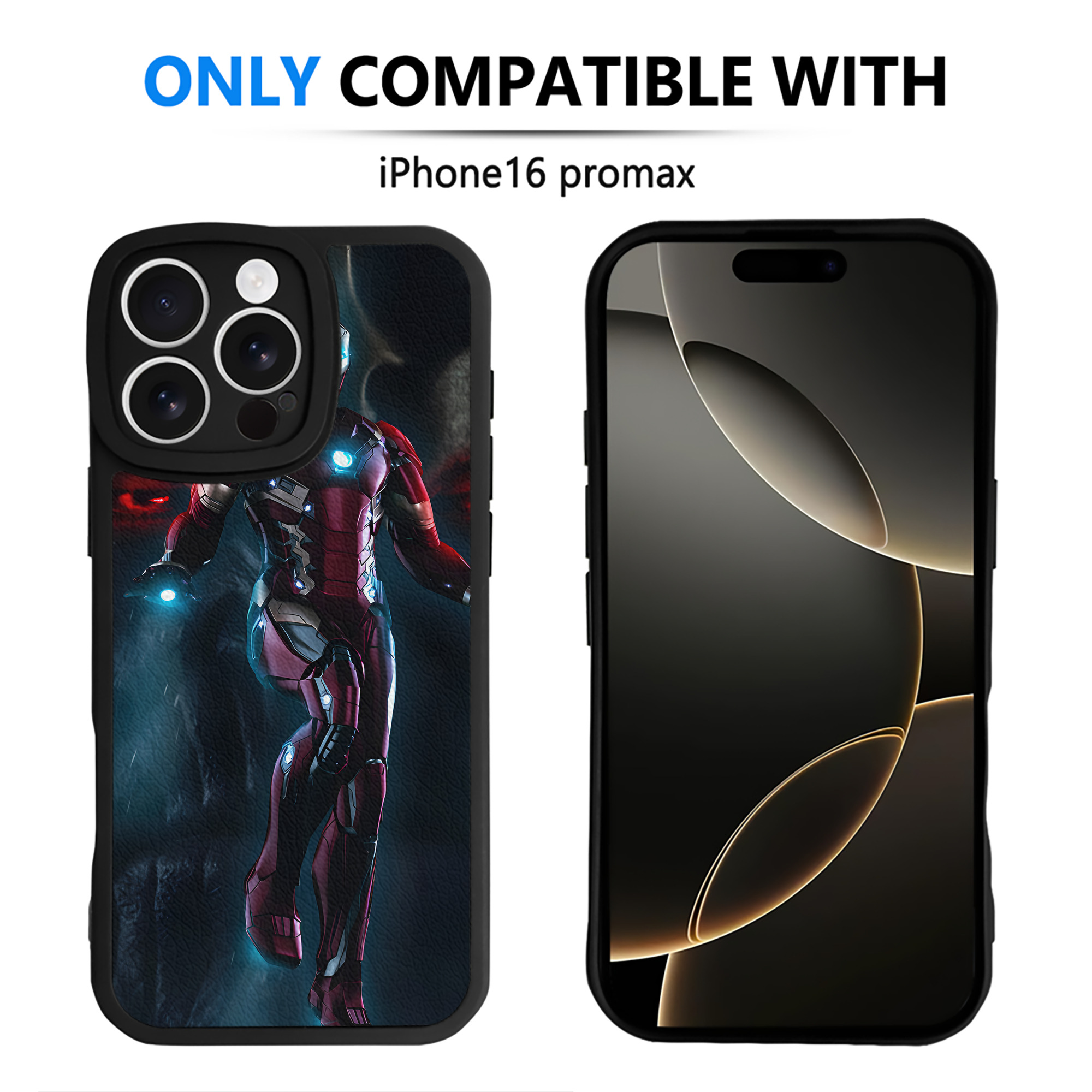 （画像用） アベンジャーズ The Avengers 【iPhone 16シリーズ対応】シリコンスマホケース（レザー調） 材質：シリコン